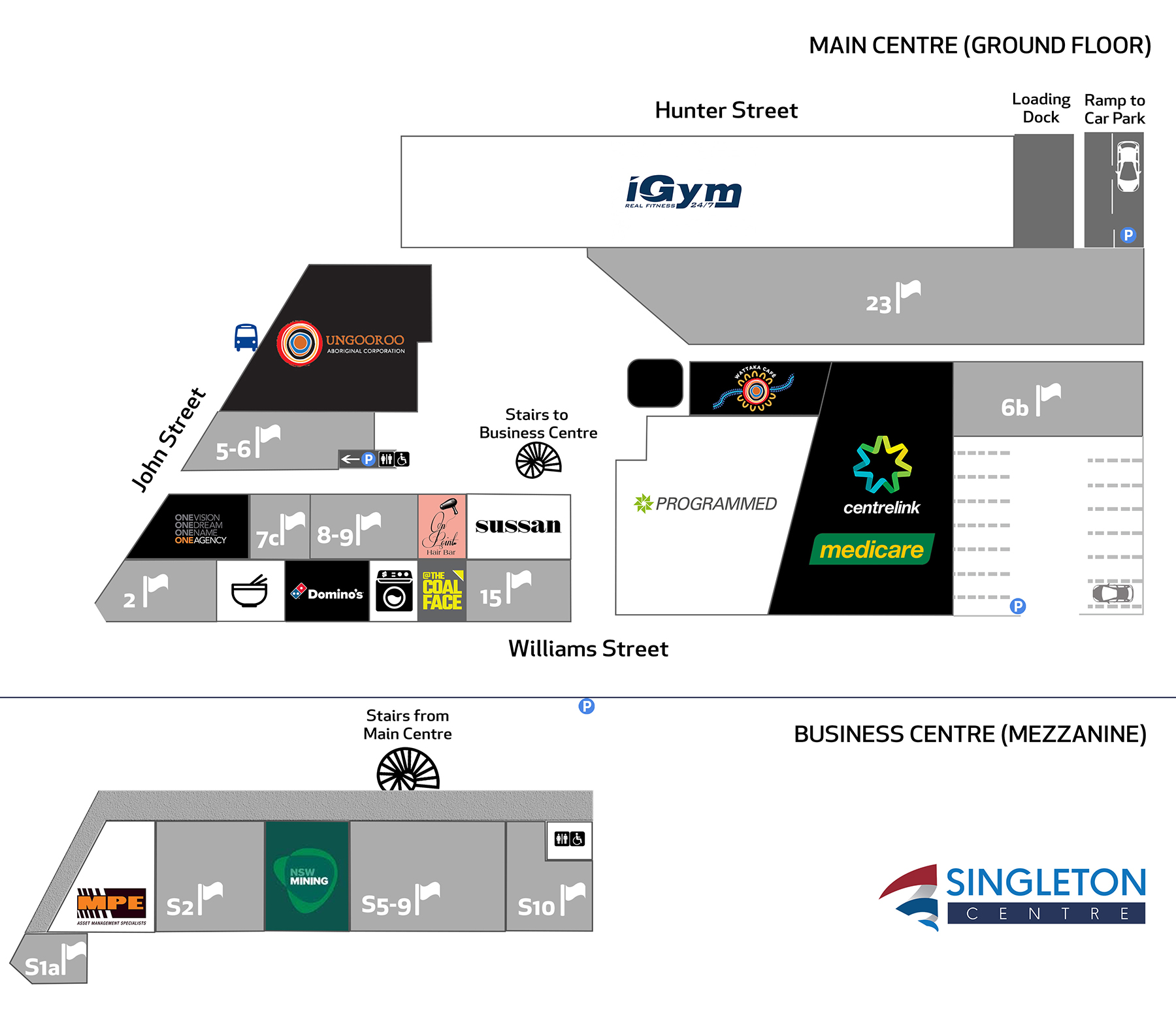 Singleton Centre Directory Leasing